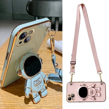 Θήκη βάσης τηλεφώνου X3Pro Astronaut Crossbody Crossbody για Xiaomi Mi Poco X3 Nfc Pro C40 X4 M4 Pro 4G 5G M3 F3 Poko Stand Κάλυμμα