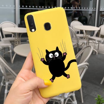 Fo Coque Θήκη Samsung A20e SM-A202F σιλικόνης Μαλακό χαριτωμένο κάλυμμα μονόκερος βαμμένο με μονόκερο για προφυλακτήρα τηλεφώνου Samsung Galaxy A20E A202F A202