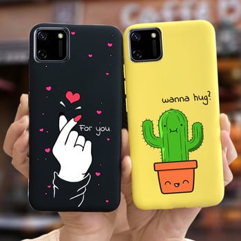 Untuk Oppo Realme C11 Casing RealmeC11 Penutup Gambar Permen Lucu Casing Ponsel Silikon Lunak untuk Realme C11 2021 C 11 Bumper Penutup Belakang