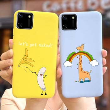 Untuk Oppo Realme C11 Casing RealmeC11 Penutup Gambar Permen Lucu Casing Ponsel Silikon Lunak untuk Realme C11 2021 C 11 Bumper Penutup Belakang