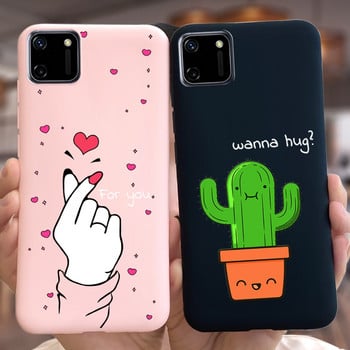 Untuk Oppo Realme C11 Casing RealmeC11 Penutup Gambar Permen Lucu Casing Ponsel Silikon Lunak untuk Realme C11 2021 C 11 Bumper Penutup Belakang