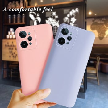 Περίβλημα Lunak untuk Realme C31 2022 Sampul Matte Permen Lucu Casing Ponsel TPU untuk Oppo Realme C31 C 31 RealmeC31 RMX3501 Sampul Belakang