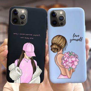 Sampul Lukisan Mewah untuk Casing Apple iPhone 12 Pro Casing Telepon Fundas Silikon Lunak untuk iPhone 12 Mini IPhone12 Pro Max Sampul Belakang