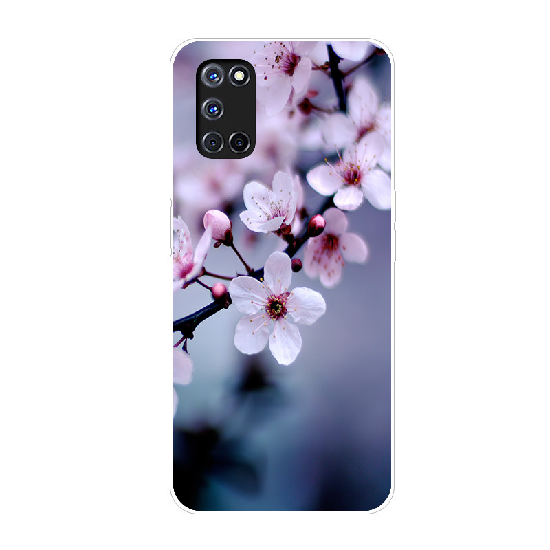 За OPPO A92 Калъф OPPO A92 A72 A52 Калъф Силиконов TPU Мек заден капак Калъф за телефон за OPPO A92 A 92 CPH2059 OPPOA92 Coque броня
