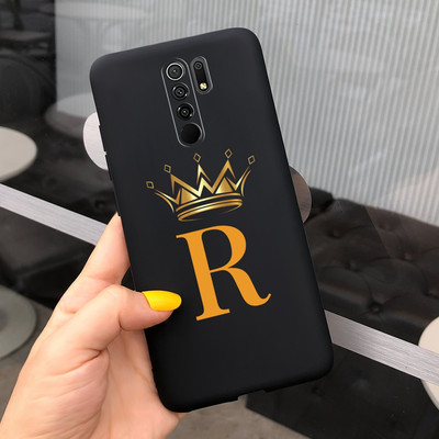 Περίβλημα untuk Xiaomi Redmi 9 Sampul Huruf Mahkota Mode Baru untuk Xiaomi Redmi 9 Prime Casing Ponsel 6.53 ``Fundas untuk Redmi 9 Cangkang Lunak