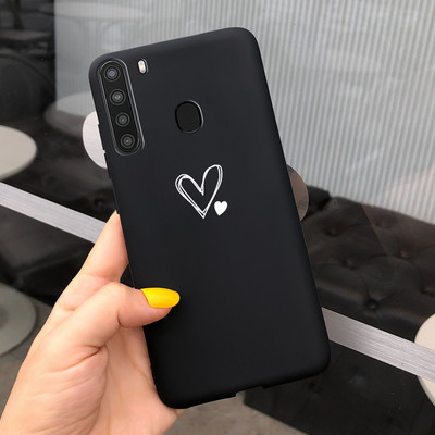 Красиви цветя за калъф за Samsung Galaxy A21 Sm-A215U Меки силиконови сладки модни калъфи за телефони за Samsung A21 Galaxy A 21 броня