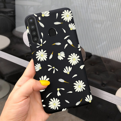 Красиви цветя за калъф за Samsung Galaxy A21 Sm-A215U Меки силиконови сладки модни калъфи за телефони за Samsung A21 Galaxy A 21 броня