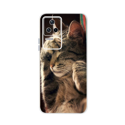 Για Xiaomi Poco F4 Case Cute Cat Cartoon Cover 6,67`` Soft Silicone Fundas Phone Case for Xiaomi Poco F4 PocoF4 Back Cover Coque