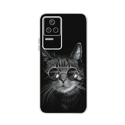 Για Xiaomi Poco F4 Case Cute Cat Cartoon Cover 6,67`` Soft Silicone Fundas Phone Case for Xiaomi Poco F4 PocoF4 Back Cover Coque