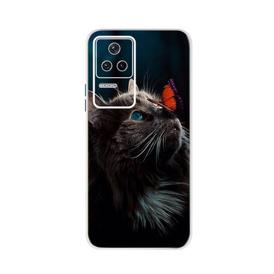 Για Xiaomi Poco F4 Case Cute Cat Cartoon Cover 6,67`` Soft Silicone Fundas Phone Case for Xiaomi Poco F4 PocoF4 Back Cover Coque