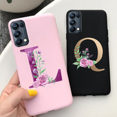 Για Oppo Find X3 Lite Θήκη CPH2145 Cute Letters Μαλακό κάλυμμα τηλεφώνου από σιλικόνη για Oppo Find X 3 Lite X3Lite Θήκες Fundas Bumper