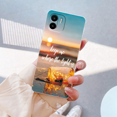 Για θήκη Xiaomi Redmi A1 Νέο κάλυμμα μόδας για Redmi A1 Plus 2022 Μαρμάρινη θήκη τηλεφώνου Soft Clear σιλικόνης για Redmi A1 A1+ Fundas
