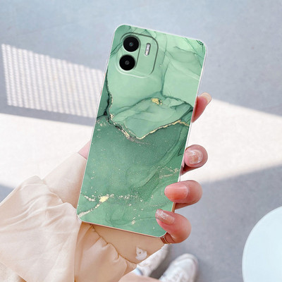 Για θήκη Xiaomi Redmi A1 Νέο κάλυμμα μόδας για Redmi A1 Plus 2022 Μαρμάρινη θήκη τηλεφώνου Soft Clear σιλικόνης για Redmi A1 A1+ Fundas