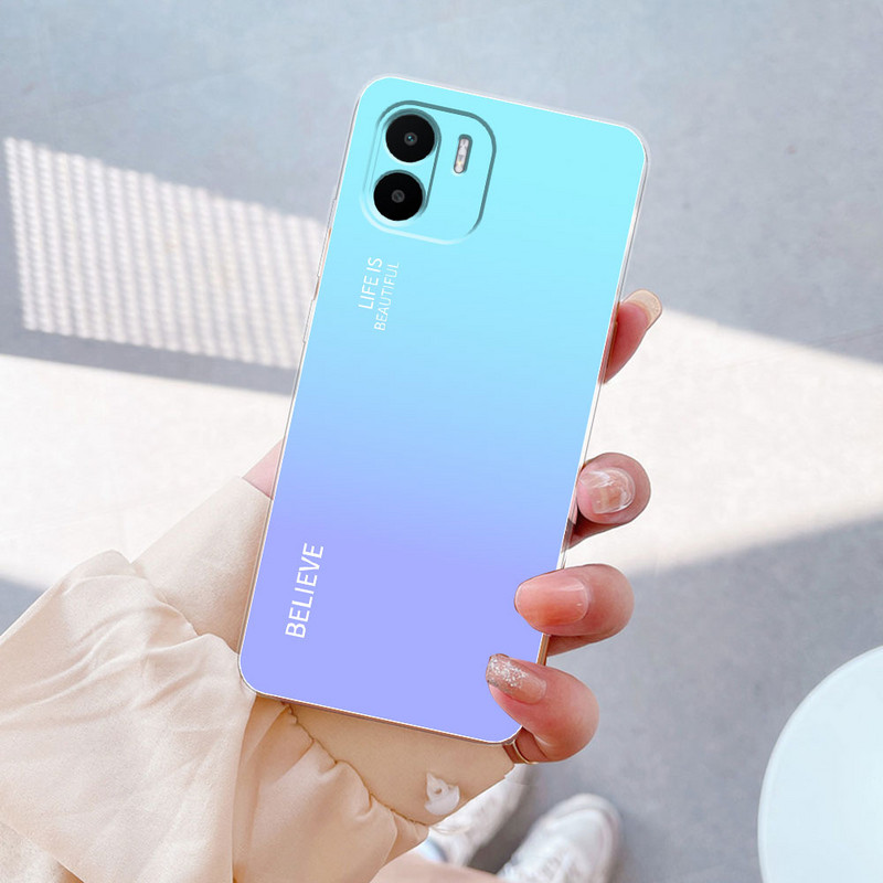 Za Xiaomi Redmi A1 Case Nova modna maska za Redmi A1 Plus 2022 Mramorna meka prozirna silikonska maska za telefon Redmi A1 A1+ Fundas