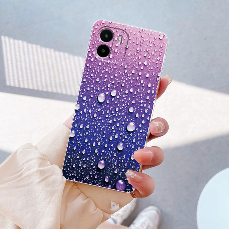 Za Xiaomi Redmi A1 Case Nova modna maska za Redmi A1 Plus 2022 Mramorna meka prozirna silikonska maska za telefon Redmi A1 A1+ Fundas