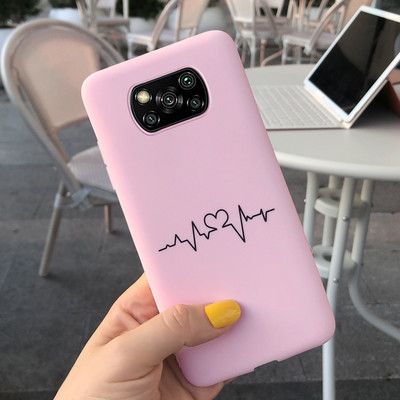 PocoX3 Калъфи за телефони за Xiaomi Poco X3 NFC Калъф Мек силиконов сладък анимационен калъф за Xiaomi Poco X3 Pro Калъф PocoX3 NFC Pro Shell