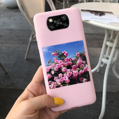 PocoX3 Калъфи за телефони за Xiaomi Poco X3 NFC Калъф Мек силиконов сладък анимационен калъф за Xiaomi Poco X3 Pro Калъф PocoX3 NFC Pro Shell