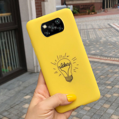 PocoX3 Калъфи за телефони за Xiaomi Poco X3 NFC Калъф Мек силиконов сладък анимационен калъф за Xiaomi Poco X3 Pro Калъф PocoX3 NFC Pro Shell