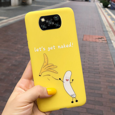 PocoX3 Калъфи за телефони за Xiaomi Poco X3 NFC Калъф Мек силиконов сладък анимационен калъф за Xiaomi Poco X3 Pro Калъф PocoX3 NFC Pro Shell