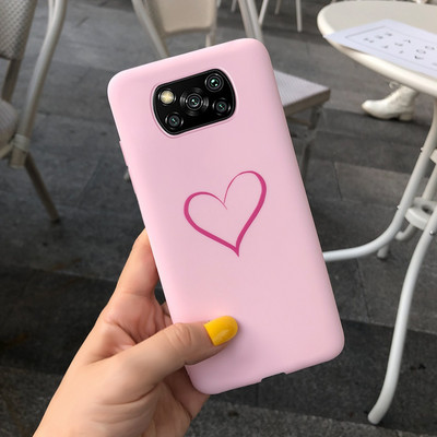 PocoX3 Калъфи за телефони за Xiaomi Poco X3 NFC Калъф Мек силиконов сладък анимационен калъф за Xiaomi Poco X3 Pro Калъф PocoX3 NFC Pro Shell