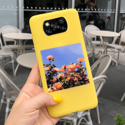 PocoX3 Калъфи за телефони за Xiaomi Poco X3 NFC Калъф Мек силиконов сладък анимационен калъф за Xiaomi Poco X3 Pro Калъф PocoX3 NFC Pro Shell