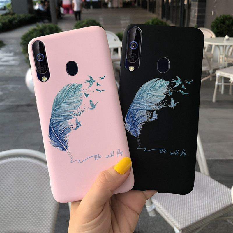 Samsung Galaxy A60 Case Galaxy M40 Cover Mīksts Silikona Stilīgs Tālruņa aizmugurējais futrālis Samsung A60 M40 Fundas Capas Coque Bumper