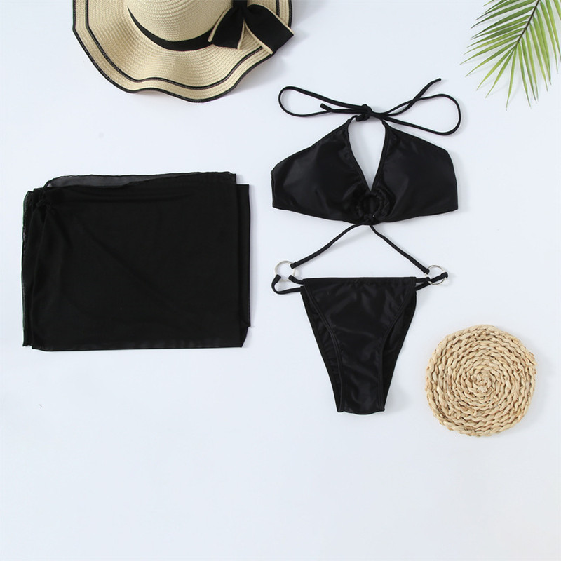 2 boje) Novi seksi jednodijelni bikini Dvodijelni kupaći kostim Europski i američki ženski kupaći kostimi Ljetni odmor Bikini za kupanje na plaži