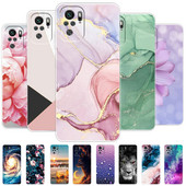 Για Xiaomi Redmi Note 10 Case Marble Cover Redmi Note 10 Pro Para Soft Clear Silicone Phone Case Note 10s Note10 10 Funda Coque