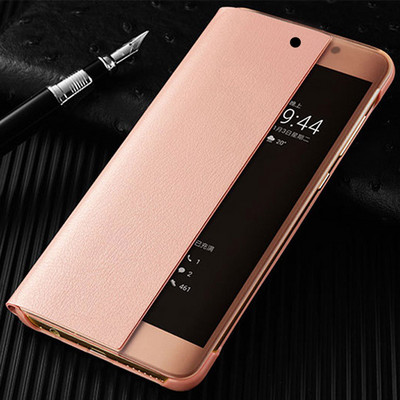 Оригинален калъф Smart View за Huawei P20 Pro Auto Sleep Wake Up Flip Cover Тънък калъф за телефон за Huawei P20 Plus P20+ Fundas Capa