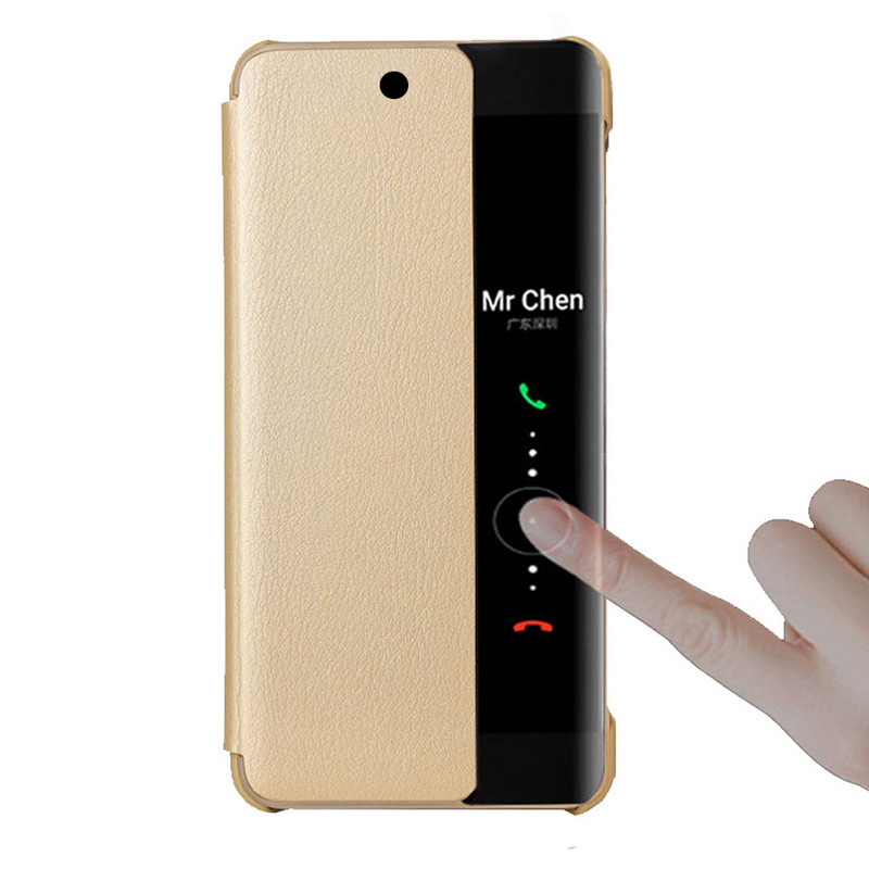 Γνήσια θήκη Smart View για Huawei P20 Pro Auto Sleep Wake Up Flip Cover Λεπτή θήκη τηλεφώνου για Huawei P20 Plus P20+ Fundas Capa