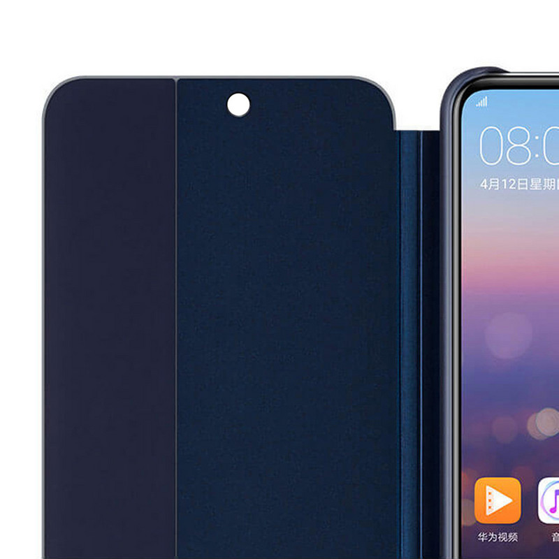 Γνήσια θήκη Smart View για Huawei P20 Pro Auto Sleep Wake Up Flip Cover Λεπτή θήκη τηλεφώνου για Huawei P20 Plus P20+ Fundas Capa
