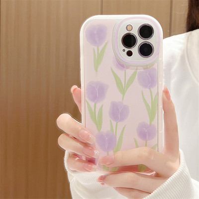За iphone 11 12 13 Pro Max Mini Phone Case Shell Cute Peach Bear Colorful Love Pearl Hanging Chain За iphone Xr X Xs Max 7 8 P