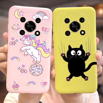 За Huawei Honor X9 5G Калъф ANY-NX1 Cute Panda Alien Cartoon Cover Мек силиконов калъф за телефон за Honor X9 X 9 HonorX9 Capa Bumper