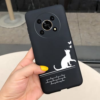 За Huawei Honor X9 5G Калъф ANY-NX1 Cute Panda Alien Cartoon Cover Мек силиконов калъф за телефон за Honor X9 X 9 HonorX9 Capa Bumper