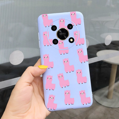 За Huawei Honor X9 5G Калъф ANY-NX1 Cute Panda Alien Cartoon Cover Мек силиконов калъф за телефон за Honor X9 X 9 HonorX9 Capa Bumper