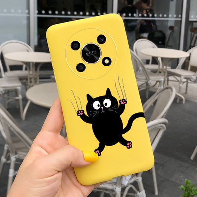 За Huawei Honor X9 5G Калъф ANY-NX1 Cute Panda Alien Cartoon Cover Мек силиконов калъф за телефон за Honor X9 X 9 HonorX9 Capa Bumper