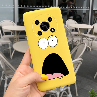 За Huawei Honor X9 5G Калъф ANY-NX1 Cute Panda Alien Cartoon Cover Мек силиконов калъф за телефон за Honor X9 X 9 HonorX9 Capa Bumper