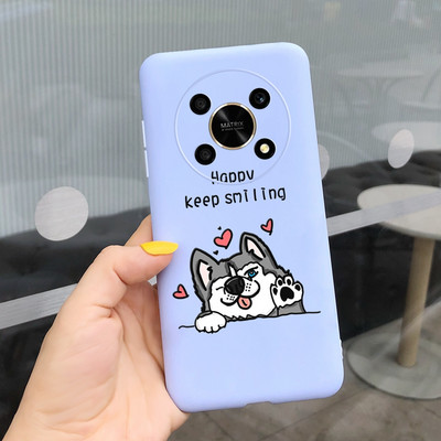 За Huawei Honor X9 5G Калъф ANY-NX1 Cute Panda Alien Cartoon Cover Мек силиконов калъф за телефон за Honor X9 X 9 HonorX9 Capa Bumper