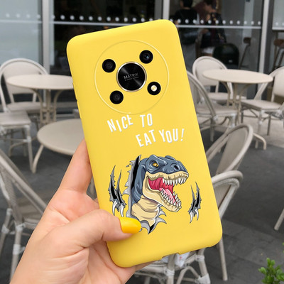 За Huawei Honor X9 5G Калъф ANY-NX1 Cute Panda Alien Cartoon Cover Мек силиконов калъф за телефон за Honor X9 X 9 HonorX9 Capa Bumper
