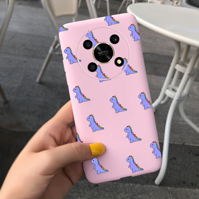 За Huawei Honor X9 5G Калъф ANY-NX1 Cute Panda Alien Cartoon Cover Мек силиконов калъф за телефон за Honor X9 X 9 HonorX9 Capa Bumper