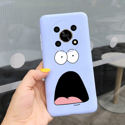 За Huawei Honor X9 5G Калъф ANY-NX1 Cute Panda Alien Cartoon Cover Мек силиконов калъф за телефон за Honor X9 X 9 HonorX9 Capa Bumper