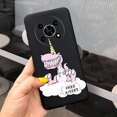 За Huawei Honor X9 5G Калъф ANY-NX1 Cute Panda Alien Cartoon Cover Мек силиконов калъф за телефон за Honor X9 X 9 HonorX9 Capa Bumper