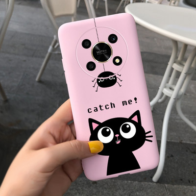 За Huawei Honor X9 5G Калъф ANY-NX1 Cute Panda Alien Cartoon Cover Мек силиконов калъф за телефон за Honor X9 X 9 HonorX9 Capa Bumper