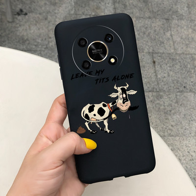 За Huawei Honor X9 5G Калъф ANY-NX1 Cute Panda Alien Cartoon Cover Мек силиконов калъф за телефон за Honor X9 X 9 HonorX9 Capa Bumper