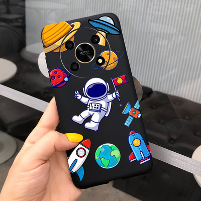 За Huawei Honor X9 5G Калъф ANY-NX1 Cute Panda Alien Cartoon Cover Мек силиконов калъф за телефон за Honor X9 X 9 HonorX9 Capa Bumper