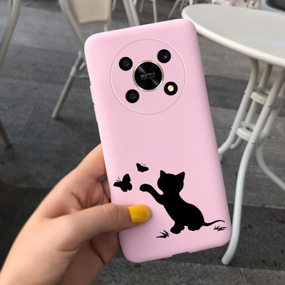 За Huawei Honor X9 5G Калъф ANY-NX1 Cute Panda Alien Cartoon Cover Мек силиконов калъф за телефон за Honor X9 X 9 HonorX9 Capa Bumper