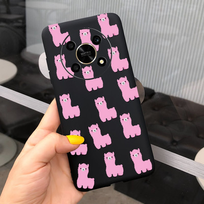 За Huawei Honor X9 5G Калъф ANY-NX1 Cute Panda Alien Cartoon Cover Мек силиконов калъф за телефон за Honor X9 X 9 HonorX9 Capa Bumper