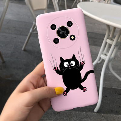 За Huawei Honor X9 5G Калъф ANY-NX1 Cute Panda Alien Cartoon Cover Мек силиконов калъф за телефон за Honor X9 X 9 HonorX9 Capa Bumper