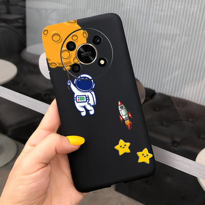 За Huawei Honor X9 5G Калъф ANY-NX1 Cute Panda Alien Cartoon Cover Мек силиконов калъф за телефон за Honor X9 X 9 HonorX9 Capa Bumper