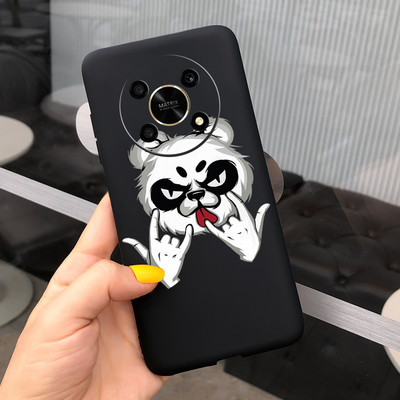 За Huawei Honor X9 5G Калъф ANY-NX1 Cute Panda Alien Cartoon Cover Мек силиконов калъф за телефон за Honor X9 X 9 HonorX9 Capa Bumper